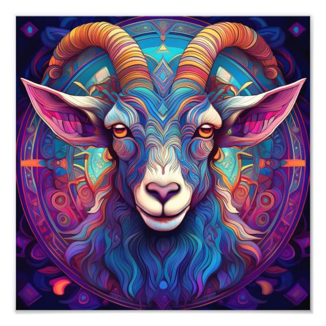 AI Goat Fototryck (Framsidan)