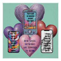 AI - hämtningsbart sätt att Poster nätverk i Socia