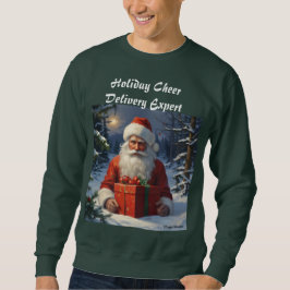 AI Holiday Cheer Delivery Expert Men's Sweatshirt