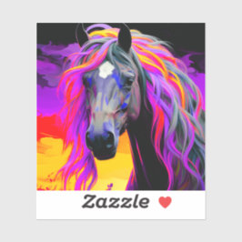 Ai Horse Artwork Klistermärken