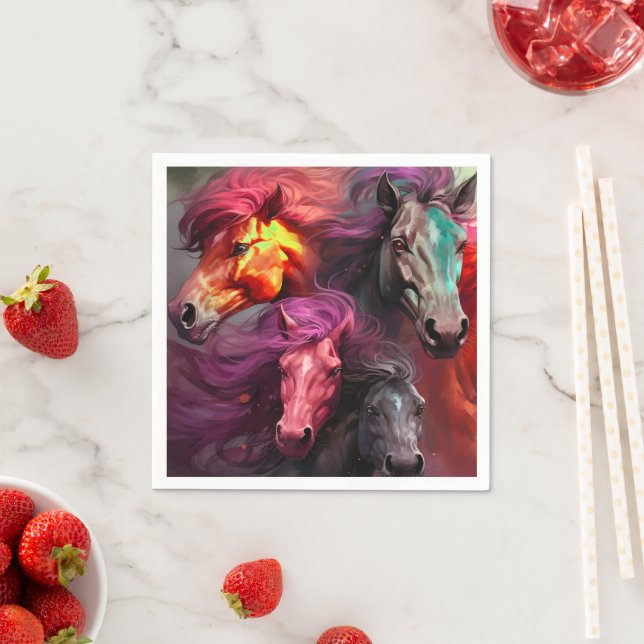 Ai Horses Pappersservett (Insitu)