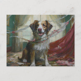 AI Hund Kaos Vykort