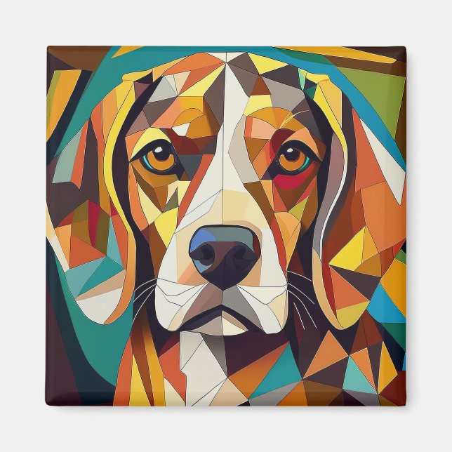 AI Hund Magnet (Framsidan)