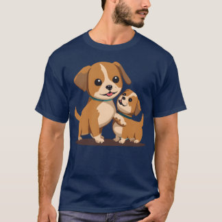 AI-Hund vintage T Shirt