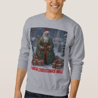 AI I Wear Christmas Well Men's Sweatshirt