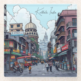 Ai Illustration of Kolkata, Indien