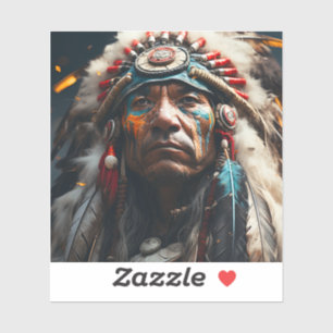 Ai Indian Klistermärken