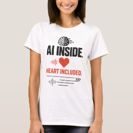 AI Inuti Hjärta T-Shirt