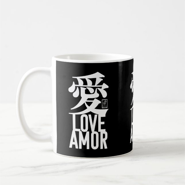 Ai. Kärlek. Amor. Kaffemugg (Vänster)