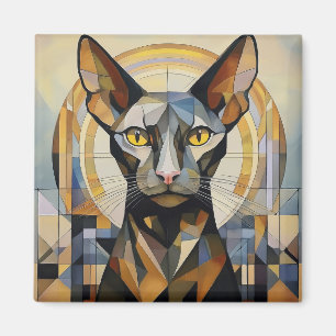 AI katt Magnet
