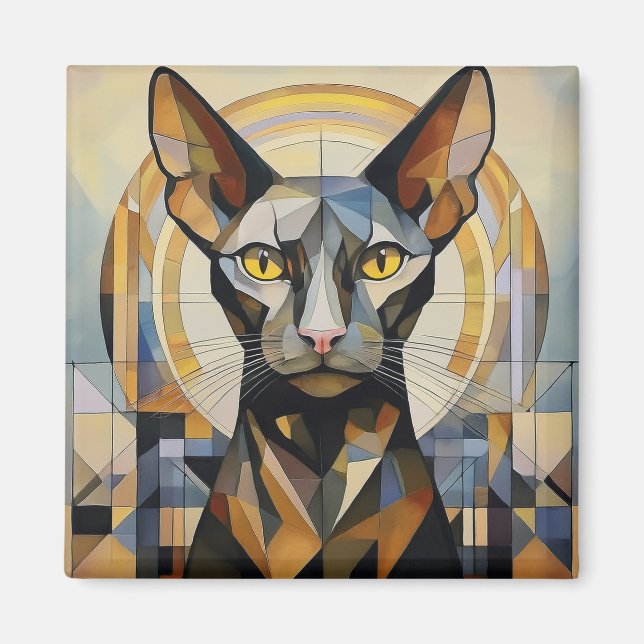 AI katt Magnet (Framsidan)