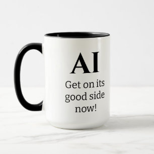 AI, kom på bran nu! Mugg