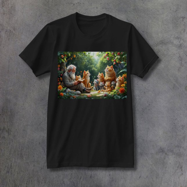 Ai-läsning till fantasy Lycklig Pension T Shirt (Skapare uppladdad)