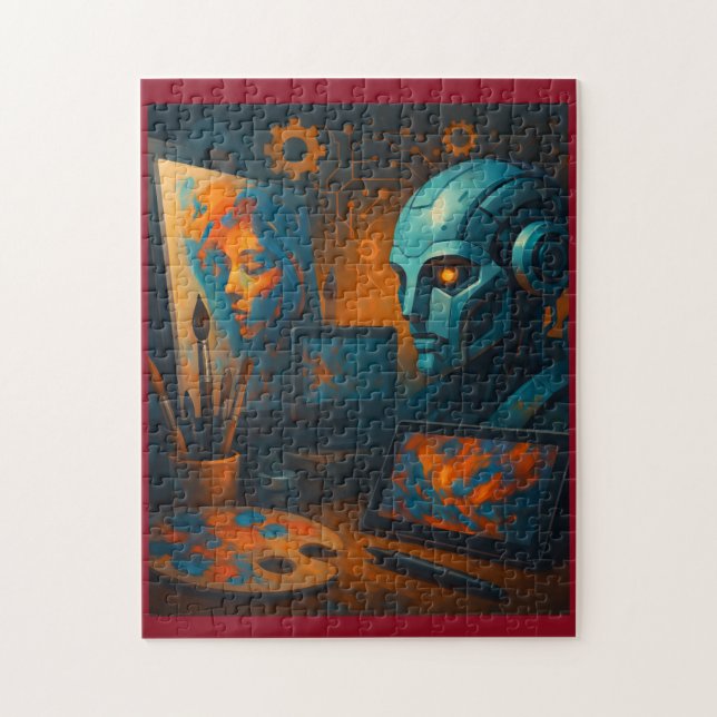 AI Mind Meets Machine Pussel (Vertikal)