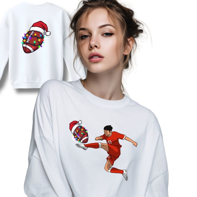 AI Mix Art-julfotboll T Shirt (Skapare uppladdad)