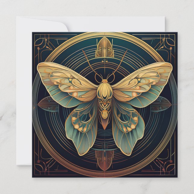 AI Moth Julkort (Framsida)