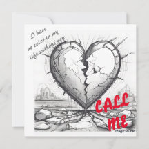 AI - nedladdningsbart svart- och vitt brutet hjärt