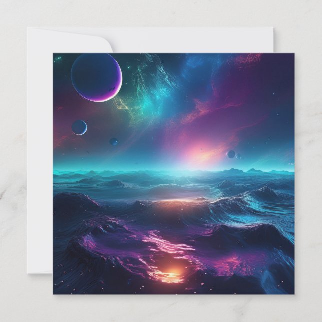 AI Ocean Julkort (Framsida)