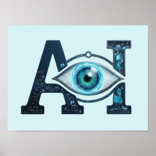 AI-öga Poster