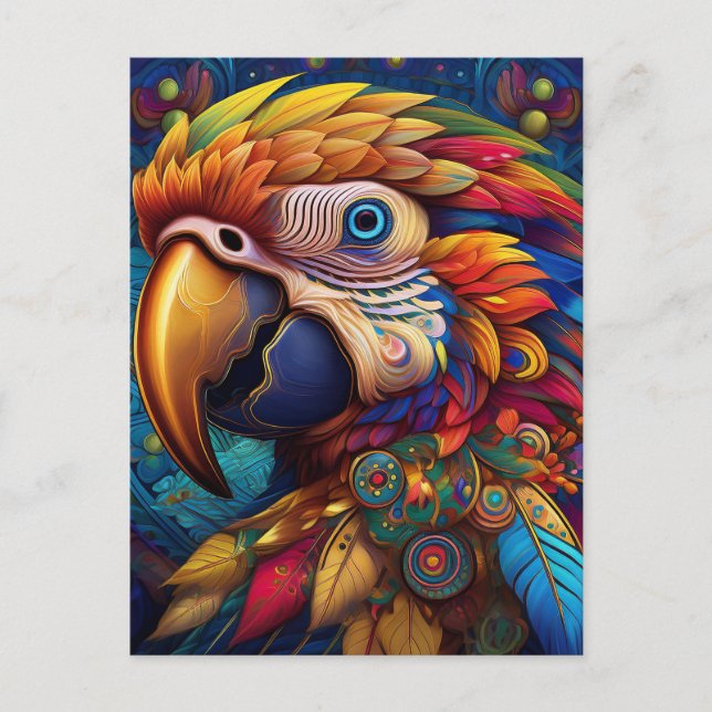 AI Parrot Vykort (Framsida)