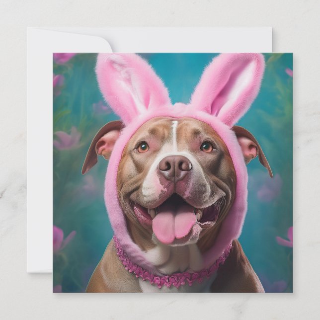 AI Pitbull  Julkort (Framsida)