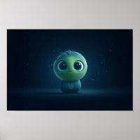AI Pixar-Inspired Fuzzy Creatwall Art