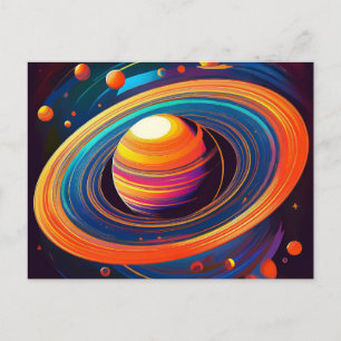 AI planet Vykort