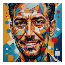 AI porträtt av en ung man