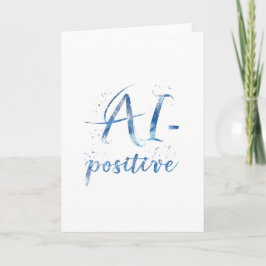 AI-positiv textbild Kort