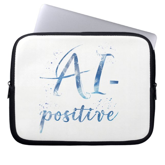 AI-positiv textbild Laptop Fodral (Framsidan)