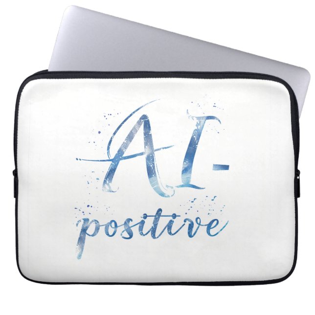 AI-positiv textbild Laptop Fodral (Framsidan)