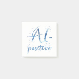 AI-positiv textbild Post-it Block