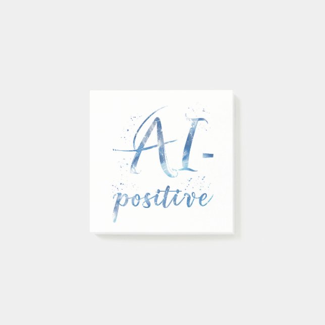 AI-positiv textbild Post-it Block (Framsida)