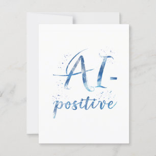 AI-positiv textbild Vykort