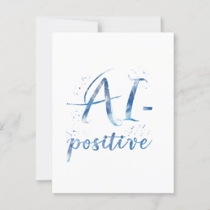 AI-positiv textbild Vykort