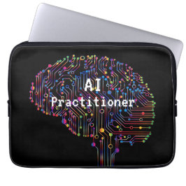 AI Practister of Artificial Intelligence Tech Laptop Fodral