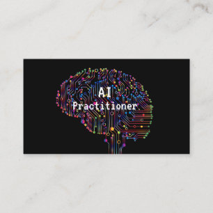 AI Practister of Artificial Intelligence Tech Visitkort