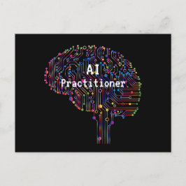 AI Practister of Artificial Intelligence Tech Vykort