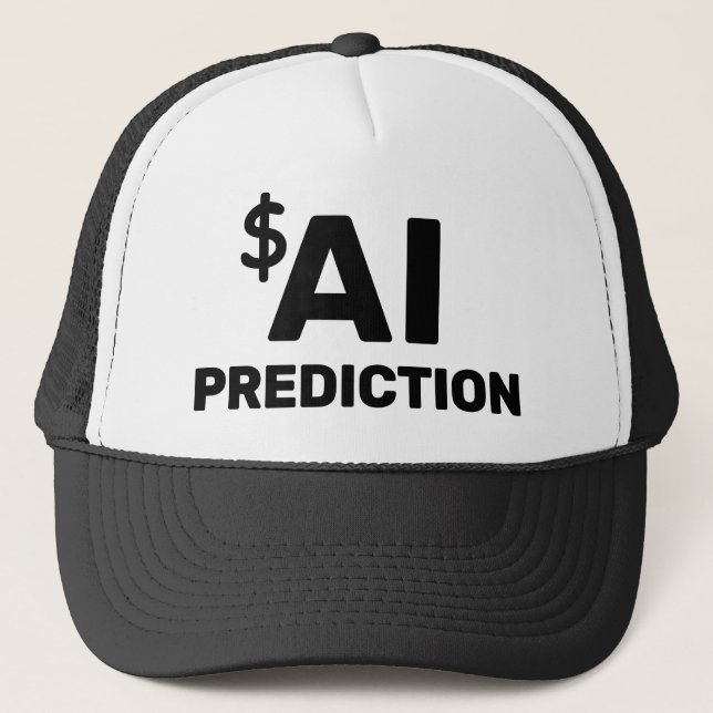 AI Prediction™ Trucker Hat Keps (Framsida)