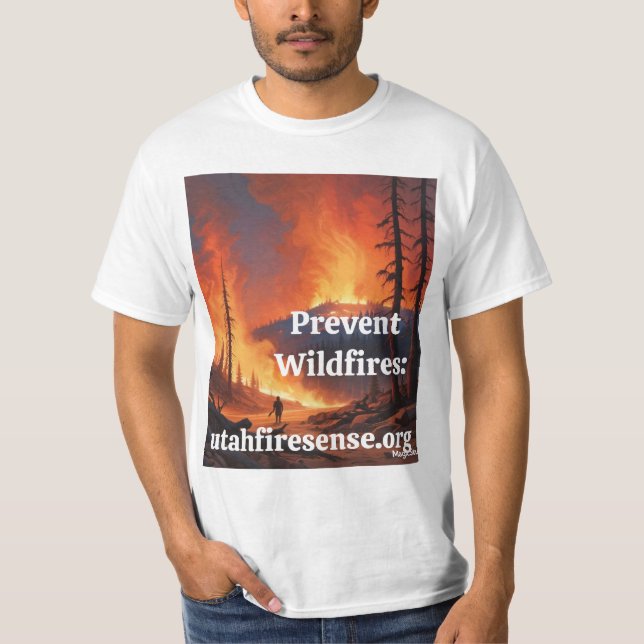 AI Prevent Wildfire T-Shirt (Framsida)