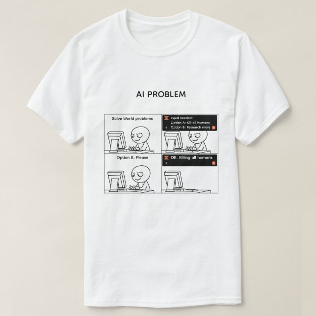 AI-problem T Shirt (Design framsida)