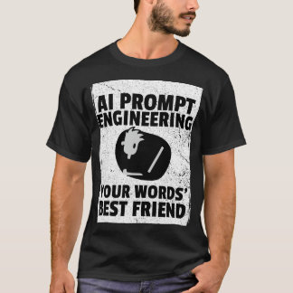 AI Prompt Engineering - din ordens bästa vän AI T Shirt
