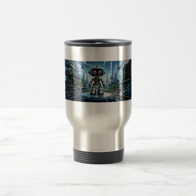 AI Robot Resemugg | AIC Digital Identity #00001 (Center)
