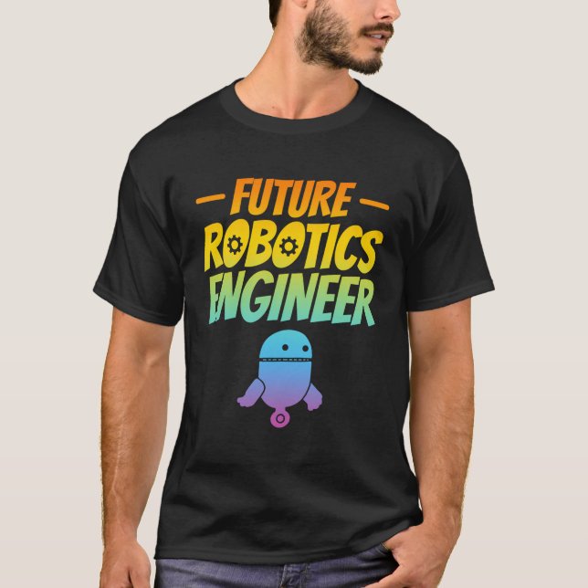 Ai Robotics Maskin Learning - Future Robotics Eng T Shirt (Framsida)
