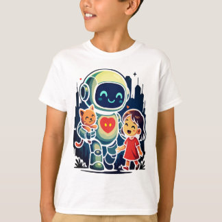 AI & Robotkaraktärer – Futuristisk Designkollektio T Shirt