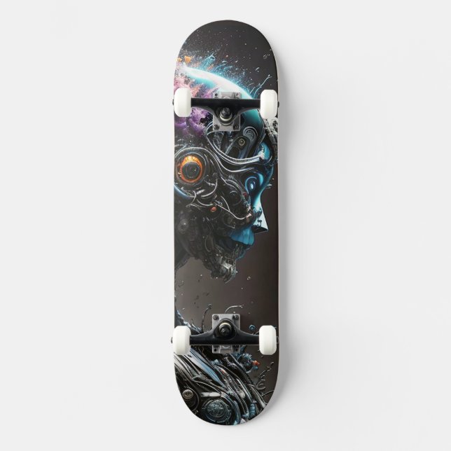AI robotteknik Mini Skateboard Bräda 18,5 Cm (Framsida)