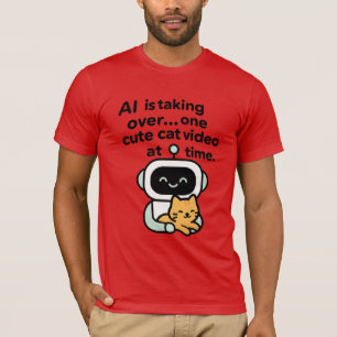 AI:s plan: Cute Cat Video-övertagande T Shirt