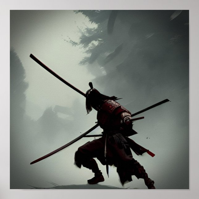 AI Samurai Battle #01 Poster (Framsidan)