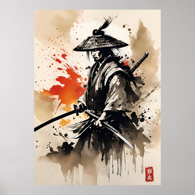 AI Samurai Poster (Framsidan)