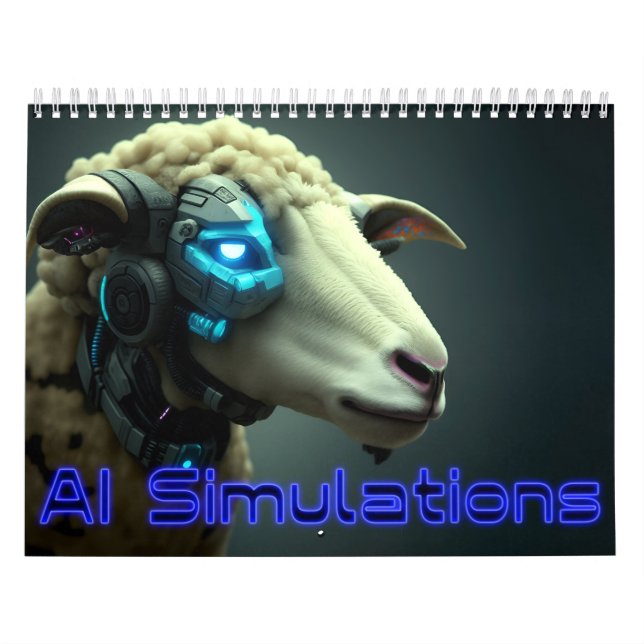 AI-simuleringar Kalender (Omslag)